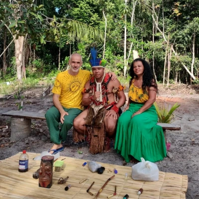 retiro com indios de verdade no brasil